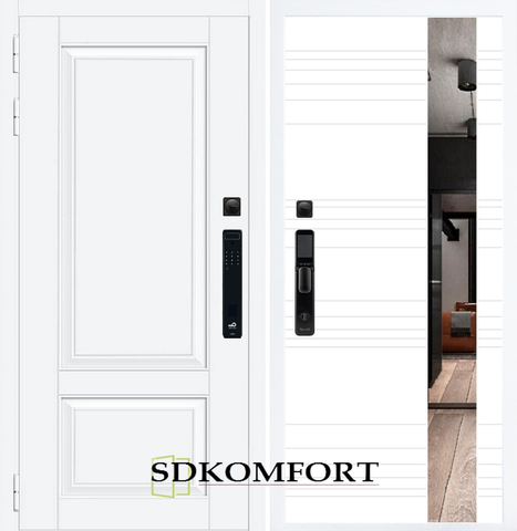 Белый матовый