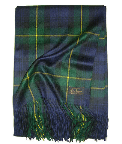 Плед 130х150 Glen Saxon Tartan Gordon