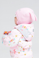 шапка  для девочки  КВ 20220/ш/светлая астра