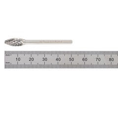 Бор-фреза твердосплавная H(FLH) 6,0x14x38x3мм HM H-Tools 116246HT