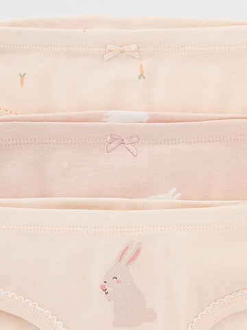 набор трусы/ уп  для девочки  К 1978-3уп/бл.персиковый,пыльный персик,зайчики Ал