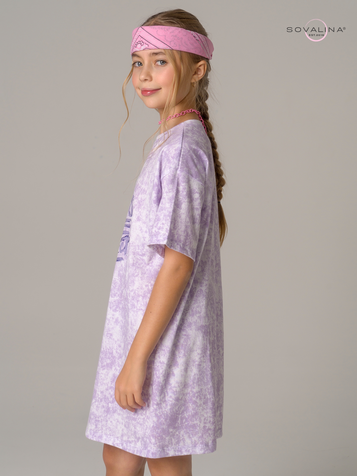 Платье Teen варенка сирень ST