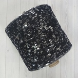 Пряжа Shine Paillettes 63129 прозрачный на черном