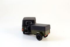 UAZ-469 with trailer khaki Agat Mossar Tantal 1:43