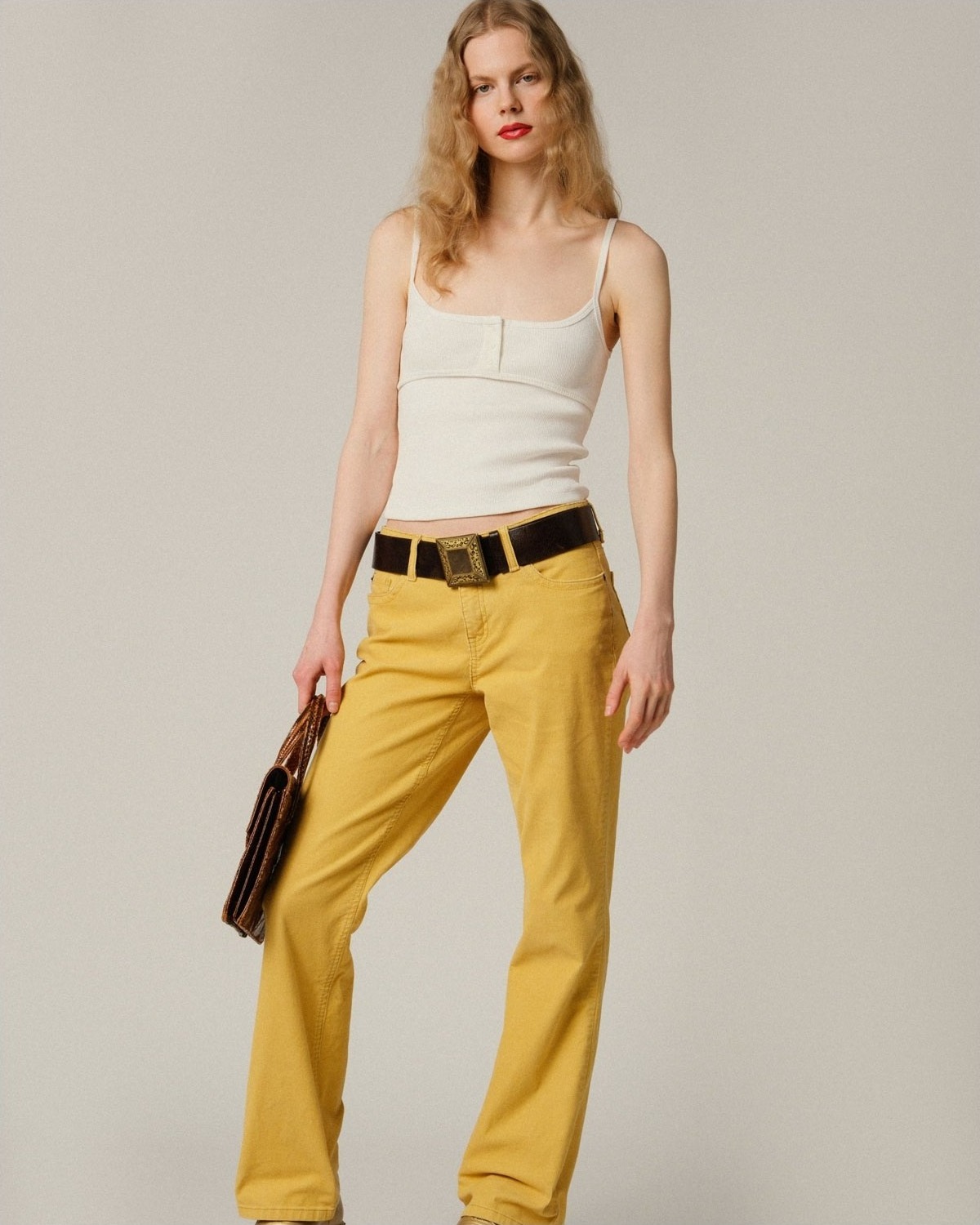 Хлопковый топ на пуговицах