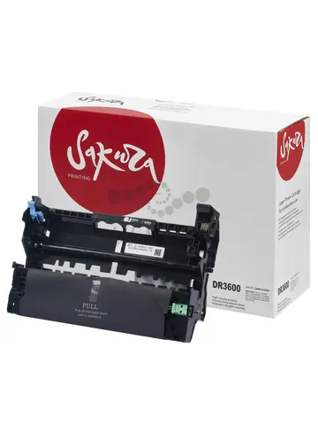 Фотобарабан Sakura DR3600 для Brother MFC-L5715DN/ MFC-L6710DW/ MFC-L5710DN/ MFC-L6910DN/ MFC-L6915DN/ MFC-L5710DW/ HL-L5210DN/ HL-L5210DW/ HL-L6210DW/ HL-L6415DN/ HL-L5215DN/ HL-L6410DN/ DCP-L5510DN/ DCP-L5510DW, черный, 75000 к.