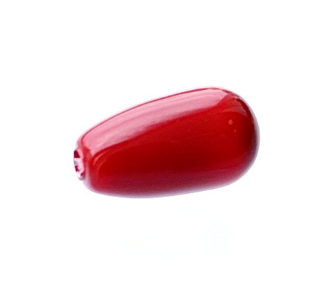 5816 Хрустальный жемчуг Сваровски Crystal Red Coral Капля с несквозным отверстием 11,5х6 мм