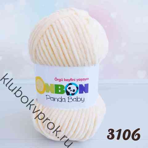 BONBON PANDA BABY 3106, Светлый персик