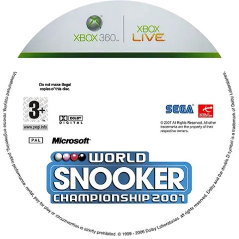 World Snooker Championship 2007 [Xbox 360]