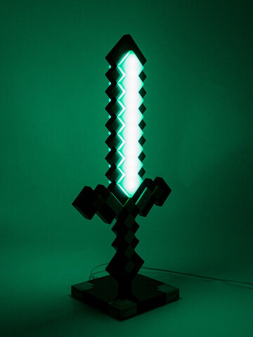 Майнкрафт светильник Алмазный меч