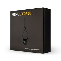 Черное эрекционное лассо с вибрацией Nexus Forge - 