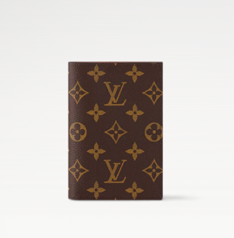 Обложка для паспорта Louis Vuitton Monogram коричневый