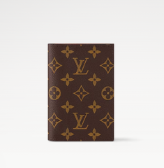 Обложка для паспорта Louis Vuitton Monogram коричневый