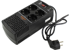 Стабилизатор Exegate Power AD5000-500 <EP285941RUS> (вх.150-280V, вых.220V±10%, 500VA, 4 розетки Euro)