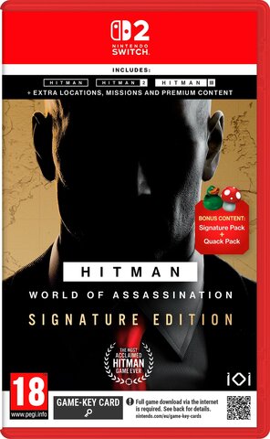 Hitman World of Assassination Signature Edition (game-key card для Nintendo Switch 2, интерфейс и субтитры на русском языке)