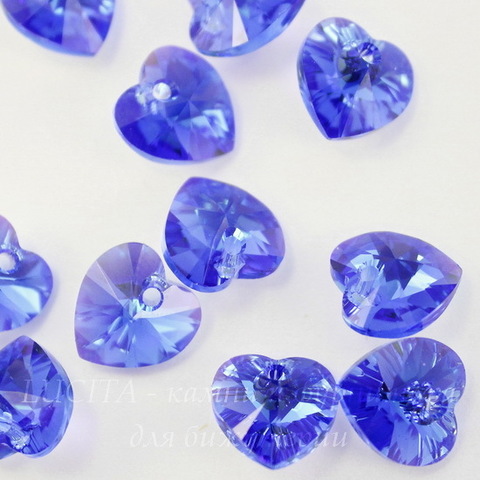 6228 Подвеска Сваровски Сердечко Sapphire AB (10,3х10 мм)