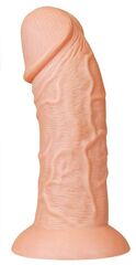 Телесный фаллоимитатор-гигант 9.5 Realistic Curved Dildo - 24 см. - 