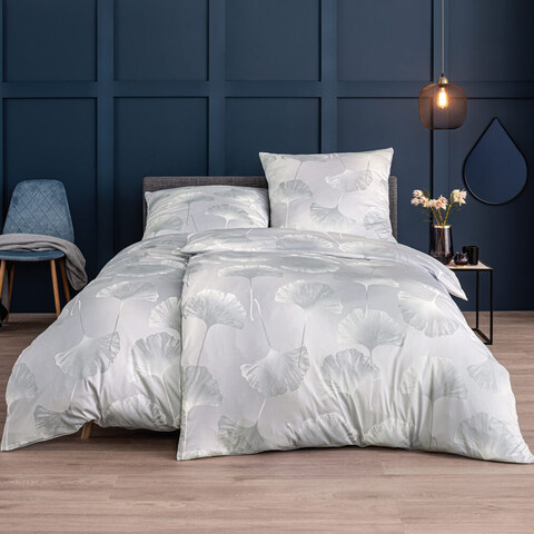 Постельное белье 1.5 спальное Estella Isabella platinum серое