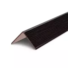 Угол ПВХ "Деконика" 303 Венге темный 15х15х2700 мм