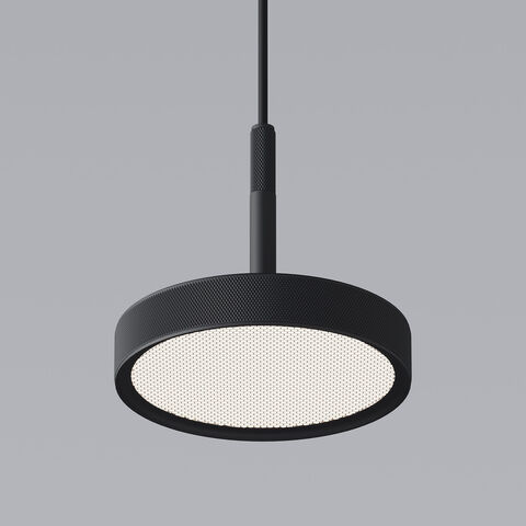 Подвесной светодиодный светильник Elektrostandard Plate 50260 LED 14W 4000K черный