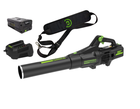 Воздуходув аккумуляторный Greenworks GD82ABIIK5 Арт. 2407007UB, 82V, бесщеточный, с 1хАКБ 5 Ач и ЗУ