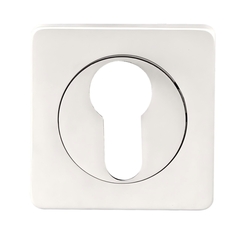 Накладки под цилиндр ET02WH (матовый белый)