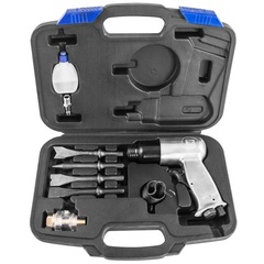 Thorvik AHK9150 Молоток пневматический 150 мм в наборе с насадками, 9 предметов 52647