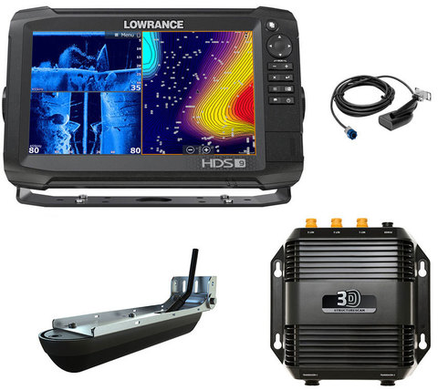 Lowrance HDS-9 Carbon с блоком StructureScan 3D