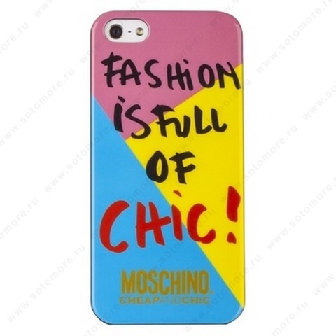 Накладка MOSCHINO для iPhone SE/ 5s/ 5C/ 5 вид 3