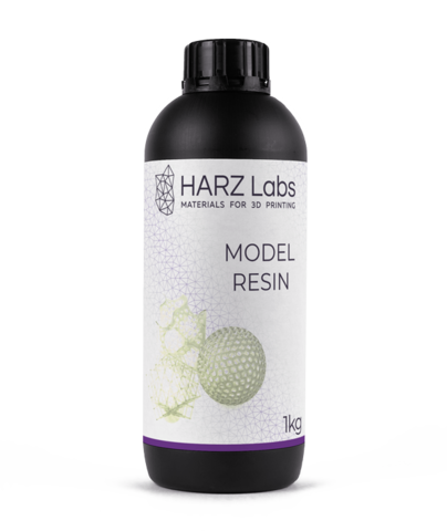 Фотополимер HARZ Labs Model Resin, прозрачный натуральный (1 кг)
