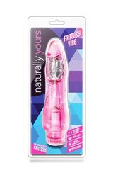 Розовый вибратор-реалистик Fantasy Vibe - 22,8 см. - 