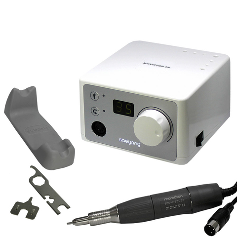 Аппарат для маникюра/педикюра Marathon 3N/H35LSP серебристый/черный без педали