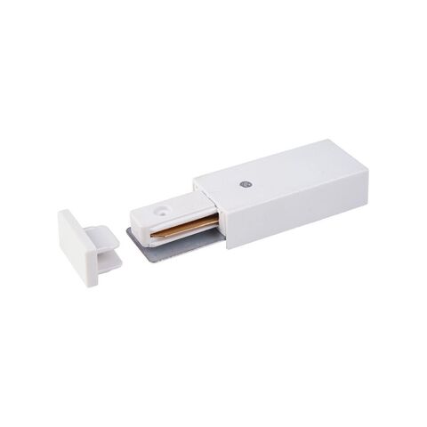 Ввод питания и заглушка торцевая для шинопровода Elektrostandard Track Rail WH Surface TRP-1-1-WH