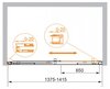 Cezares PREMIER-SOFT-W-BF-1-130-C-Cr-IV PREMIER-SOFT-W-BF-1-130-C-Cr-IV Душевая дверь