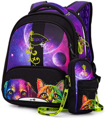 Ранец GROOC 9-142 + пенал + мешок + сумка-пенал