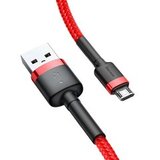 Кабель USB - Micro-USB 1.5A Baseus Cafule (CAMKLF-C09) 2м (200 см) (Красный)
