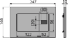 Cенсорная кнопка управления, Аntivandal (сеть) / (батарея), арт. M279SB AlcaPlast