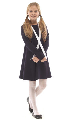 Школьное платье AMADEO, цвет синий