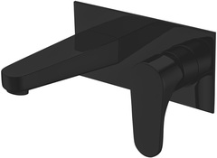 Смеситель ABBER Eleganz AF8312B для раковины скрытого монтажа, черный фото