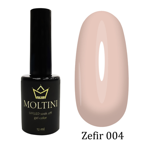 Гель-лак Moltini Zefir 004, 12 ml