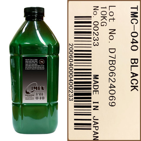 Тонер IMEX TMC 040 черный универсальный для HP Color LJ - 1 кг Green ATM