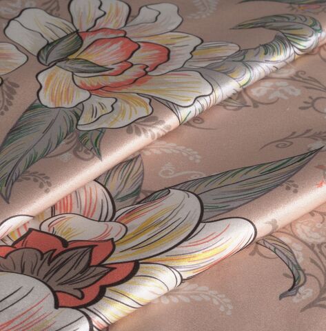 Наволочка 50x70 Mollen Лазоревый цветок пудровая хлопковая