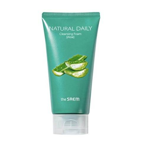 SAEM Пенка для умывания The Saem Natural Daily Foam Aloe 150 ml