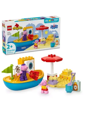 Конструктор Duplo 10432 Свинка Пеппа: прогулка на лодке