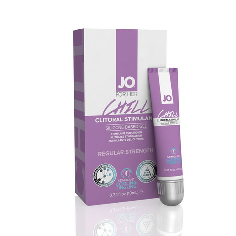 JO FOR HER CHILL, 10ml Стимулирующий гель для клитора  охлаждающий