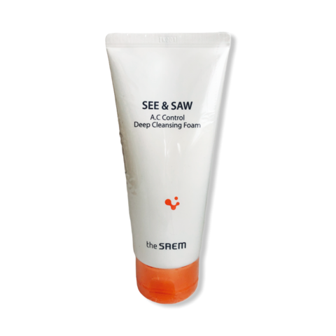 the SAEM SEE & SAW AC Control Deep Cleansing Foam 120ml