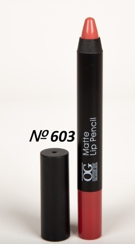 OG-FP3011B Помада-карандаш тон 603 пепел розы МАТОВАЯ Matte Lip Pencil PRO