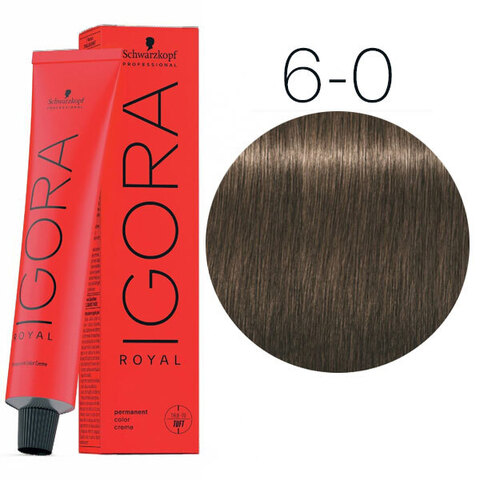 Schwarzkopf Igora Royal New 6-0 (Темный русый натуральный) - Краска для волос