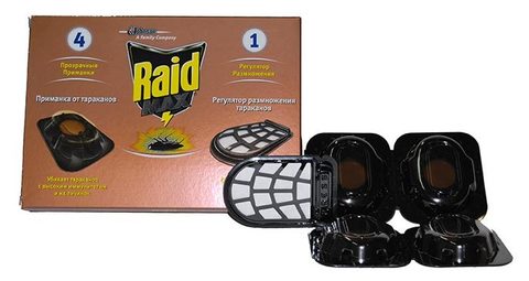Raid Max диски-приманка от тараканов