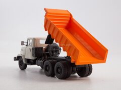KRAZ-6510 dump truck white-orange  1:43 Legendary trucks USSR #50